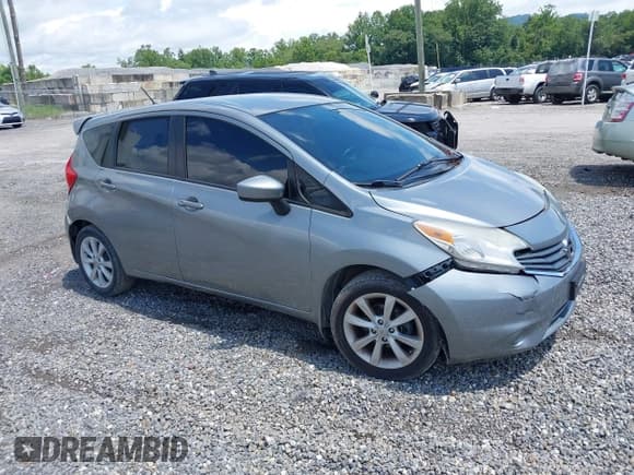 ✅ 2015 Nissan Note SR • VIN: 3N1CE2CP1FL406757 • Lot: 42927484. Listed on IAAI with 154,881 mi. Free auction sales archive from the USA and detailed vehicle history report at DreamBid. Image 1.