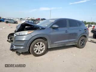 2019 Hyundai Tucson SE z VIN KM8J2CA4XKU859136, wystawiony jako Copart lot #80823815 z przebiegiem 124 547 mil mil oraz Szkoda całkowita • Salvage title. Historia ofert i sprzedaży dostępna na DreamBid. Obrazek 1.