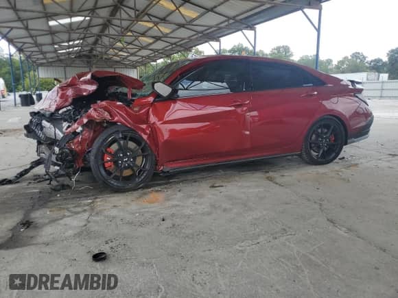 ✅ 2024 Hyundai Elantra • VIN: KMHLW4DK1RU019950 • Lot: 67945934. Listed on Copart with 3,878 mi miles. Access the free auction sales archive from the USA and view a detailed vehicle history report at DreamBid. Image 1.