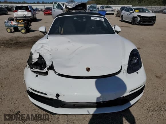 ✅ 2021 Porsche 718 Boxster GTS 4.0 • VIN: WP0CD2A8XMS232293 • Lot: 76227364. Listed on Copart with 28,093 mi. Free auction sales archive from the USA and detailed vehicle history report at DreamBid. Image 5.