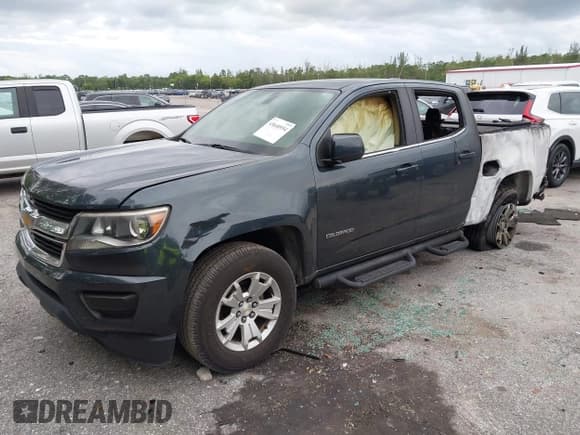 ✅ 2018 Chevrolet Colorado 2WD LT • VIN: 1GCGSCEN2J1244484 • Lot: 43640554. Listed on IAAI with Not provided. Free auction sales archive from the USA and detailed vehicle history report at DreamBid. Image 2.