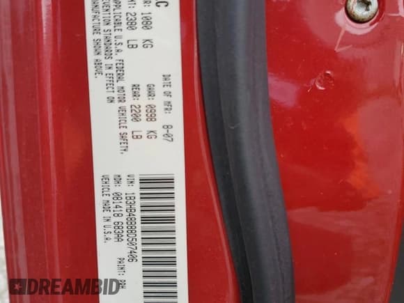 ✅ 2008 Dodge Caliber SXT • VIN: 1B3HB48B88D507406 • Лот: 81544924. Опубликован ранее на Copart с пробегом 109 545 миль. Бесплатный доступ к архиву аукционных продаж из США и подробный отчёт об истории автомобиля на DreamBid. Изображение 15.