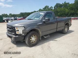 ✅ 2017 Ford F-150 XL • VIN: 1FTMF1EF5HKC80341 • Lot: 67580865. Listed on Copart with 121,732 mi. Free auction sales archive from the USA and detailed vehicle history report at DreamBid. Image 1.