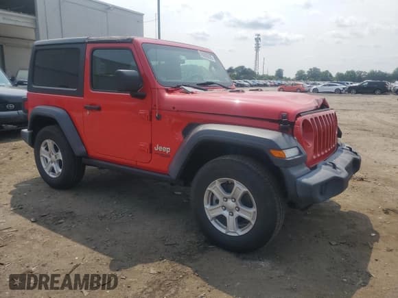 ✅ 2019 Jeep Wrangler Sport • VIN: 1C4GJXAGXKW652365 • Lot: 59982635. Wystawiony na Copart z przebiegiem 60 601 mil. Bezpłatny archiwum sprzedaży aukcyjnych z USA i szczegółowy raport historii pojazdu na DreamBid. Zdjęcie 4.