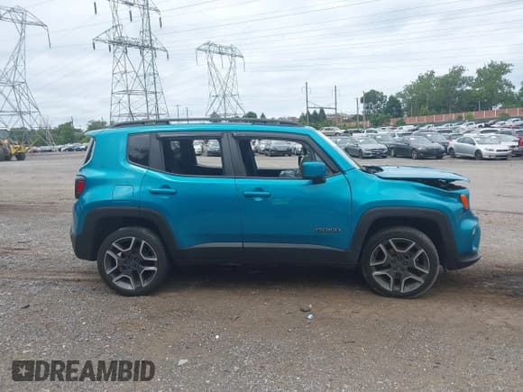 ✅ 2020 Jeep Renegade Latitude • VIN: ZACNJBBB5LPL91428 • Lot: 43014467. Listed on IAAI with 74,390 mi. Free auction sales archive from the USA and detailed vehicle history report at DreamBid. Image 14.