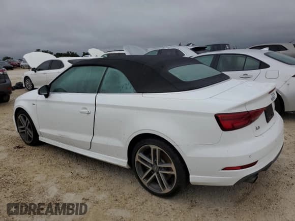 ✅ 2019 Audi A3 Cabriolet Premium Plus • VIN: WAUYELFF4K1019128 • Lot: 74849744. Listed on Copart with Not provided. Free auction sales archive from the USA and detailed vehicle history report at DreamBid. Image 2.