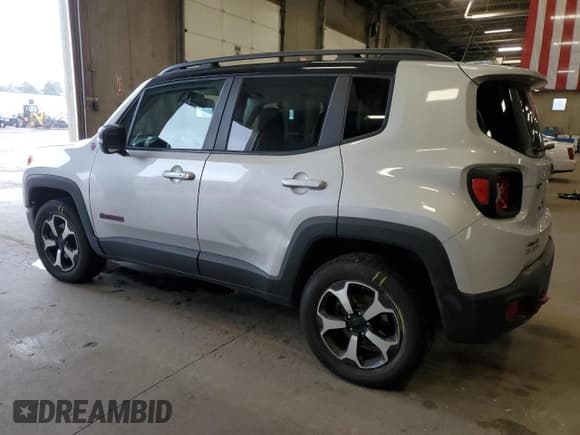 ✅ 2021 Jeep Renegade Trailhawk • VIN: ZACNJDC11MPM14738 • Lot: 65345195. Listed on Copart with 53,761 mi. Free auction sales archive from the USA and detailed vehicle history report at DreamBid. Image 2.