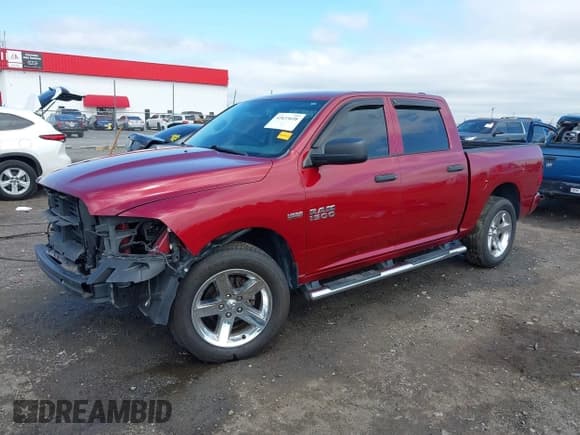 ✅ 2015 Ram 1500 Express • VIN: 1C6RR6KT1FS676081 • Lot: 42633698. Listed on IAAI with 37,356 mi. Free auction sales archive from the USA and detailed vehicle history report at DreamBid. Image 2.