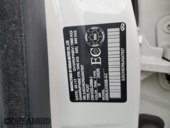 ✅ 2018 Infiniti QX30 Premium • VIN: SJKCH5CR9JA047937 • Lot: 56475755. Listed on Copart with 124,011 mi. Free auction sales archive from the USA and detailed vehicle history report at DreamBid. Image 12.