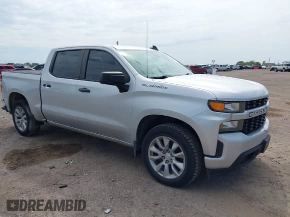 ✅ 2022 Chevrolet Silverado 1500 Custom • VIN: 3GCPWBEK0NG184586 • Lot: 43335293. Wystawiony na IAAI z przebiegiem 111 711 mil. Bezpłatny archiwum sprzedaży aukcyjnych z USA i szczegółowy raport historii pojazdu na DreamBid. Zdjęcie 1.