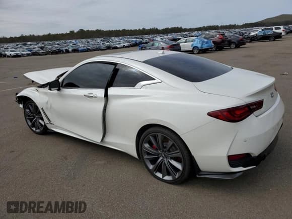 ✅ 2018 Infiniti Q60 Red Sport 400 • VIN: JN1FV7EL8JM631003 • Лот: 45715993. Опубликован ранее на Copart с пробегом 52 146 миль. Бесплатный доступ к архиву аукционных продаж из США и подробный отчёт об истории автомобиля на DreamBid. Изображение 2.
