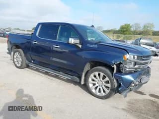✅ 2019 Chevrolet Silverado 1500 High Country • VIN: 3GCUYHEL7KG134157 • Лот: 43233782. Опубликован ранее на IAAI с пробегом 92 882 миль. Бесплатный доступ к архиву аукционных продаж из США и подробный отчёт об истории автомобиля на DreamBid. Изображение 1.