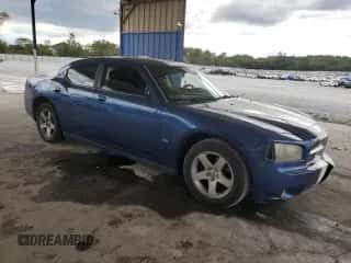 2009 Dodge Charger SXT with VIN 2B3KA33V79H514212, listed as a Copart auction lot 73103164 with 211,375 mi miles and Salvage title. Bid and sale history available at DreamBid. Image 4.