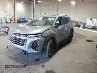 ✅ 2025 Chevrolet Equinox FWD LT • VIN: 3GNAXHEG4SL145902 • Лот: 90068635. Опубликован ранее на Copart с пробегом 10 901 миль. Бесплатный доступ к архиву аукционных продаж из США и подробный отчёт об истории автомобиля на DreamBid. Изображение 1.