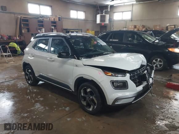 ✅ 2023 Hyundai Venue Limited • VIN: KMHRC8A39PU235419 • Lot: 41851600. Listed on IAAI with 24,803 mi. Free auction sales archive from the USA and detailed vehicle history report at DreamBid. Image 1.