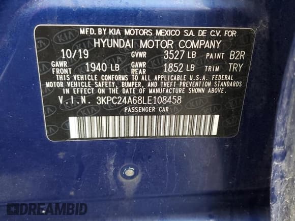 ✅ 2020 Hyundai Accent SE • VIN: 3KPC24A68LE108458 • Лот: 48017955. Опубликован ранее на Copart с пробегом 114 373 миль. Бесплатный доступ к архиву аукционных продаж из США и подробный отчёт об истории автомобиля на DreamBid. Изображение 14.