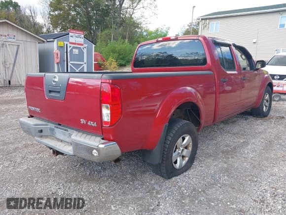 ✅ 2012 Nissan Frontier SV • VIN: 1N6AD0FV6CC420857 • Lot: 43418429. Listed on IAAI with 161,000 mi. Free auction sales archive from the USA and detailed vehicle history report at DreamBid. Image 4.