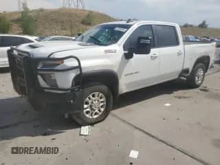 2021 Chevrolet Silverado 2500HD LT с VIN 1GC1YNEY9MF284546, выставлен на аукционе Copart как лот 67058235 с пробегом 141 152 миль миль и Списание • Salvage title. История ставок и продаж доступна на DreamBid. Изображение 1.