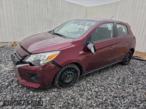 ✅ 2024 Mitsubishi Mirage ES • VIN: ML32AUHJ1RH007969 • Lot: 96101795. Listed on Copart with 44,086 mi. Free auction sales archive from the USA and detailed vehicle history report at DreamBid. Image 1.