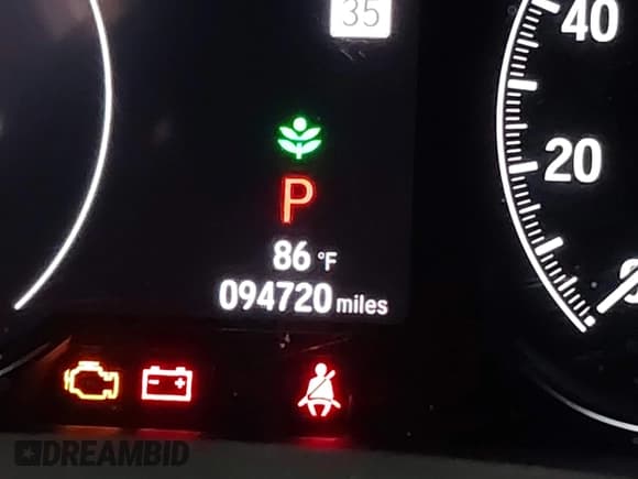 ✅ 2019 Honda Accord Touring • VIN: 1HGCV2F95KA036412 • Lot: 43382394. Listed on IAAI with 94,720 mi. Free auction sales archive from the USA and detailed vehicle history report at DreamBid. Image 15.