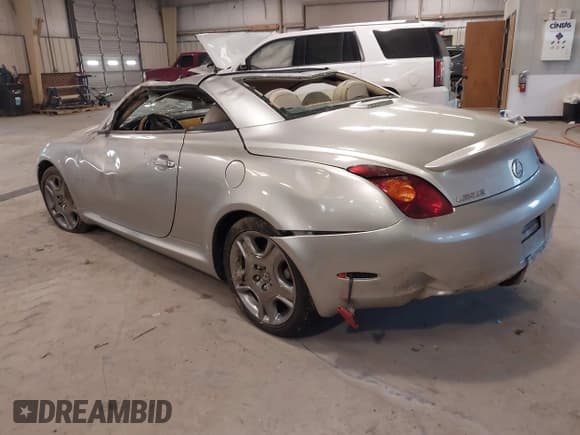 ✅ 2002 Lexus SC 430 • VIN: JTHFN48Y320027045 • Лот: 41681700. Опубликован ранее на IAAI с пробегом 167 108 миль. Бесплатный доступ к архиву аукционных продаж из США и подробный отчёт об истории автомобиля на DreamBid. Изображение 3.