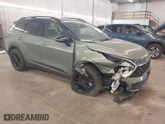 ✅ 2023 Kia Sportage X-Pro Prestige • VIN: 5XYK7CAF0PG081787 • Lot: 42824457. Listed on IAAI with 43,854 mi. Free auction sales archive from the USA and detailed vehicle history report at DreamBid. Image 1.