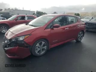 ✅ 2018 Nissan LEAF S • VIN: 1N4AZ1CP5JC315391 • Lot: 92708925. Wystawiony na Copart z przebiegiem 48 821 mil. Bezpłatny archiwum sprzedaży aukcyjnych z USA i szczegółowy raport historii pojazdu na DreamBid. Zdjęcie 1.