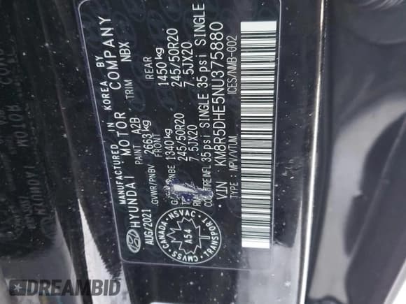 ✅ 2022 Hyundai Palisade Ultimate Calligraphy • VIN: KM8R5DHE5NU375880 • Лот: 87436684. Опубликован ранее на Copart с пробегом 71 724 миль. Бесплатный доступ к архиву аукционных продаж из США и подробный отчёт об истории автомобиля на DreamBid. Изображение 13.