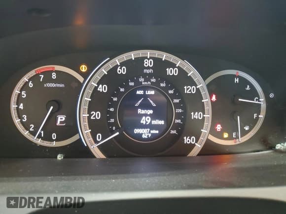 ✅ 2016 Honda Accord EX-L • VIN: 1HGCR3F00GA012585 • Лот: 91384685. Опубликован ранее на Copart с пробегом 98 087 миль. Бесплатный доступ к архиву аукционных продаж из США и подробный отчёт об истории автомобиля на DreamBid. Изображение 9.