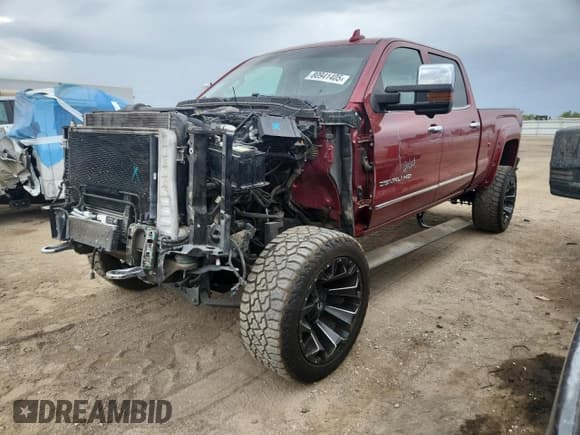 ✅ 2019 GMC Sierra 2500HD Denali • VIN: 1GT12SEY6KF220705 • Lot: 80941405. Listed on Copart with 90,951 mi. Free auction sales archive from the USA and detailed vehicle history report at DreamBid. Image 1.