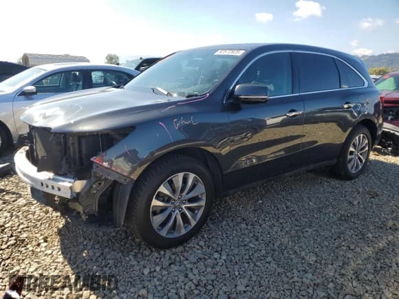 ✅ 2015 Acura MDX Technology • VIN: 5FRYD4H4XFB032341 • Lot: 82572825. Wystawiony na Copart z przebiegiem 94 884 mil. Bezpłatny archiwum sprzedaży aukcyjnych z USA i szczegółowy raport historii pojazdu na DreamBid. Zdjęcie 1.