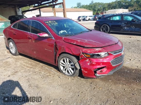✅ 2017 Chevrolet Malibu LT • VIN: 1G1ZE5ST7HF154834 • Lot: 43142752. Listed on IAAI with 119,191 mi. Free auction sales archive from the USA and detailed vehicle history report at DreamBid. Image 1.