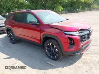 ✅ 2025 Chevrolet Equinox FWD RS • VIN: 3GNAXLEG3SL304055 • Lot: 42461461. Wystawiony na IAAI z przebiegiem 102 mil. Bezpłatny archiwum sprzedaży aukcyjnych z USA i szczegółowy raport historii pojazdu na DreamBid. Zdjęcie 1.