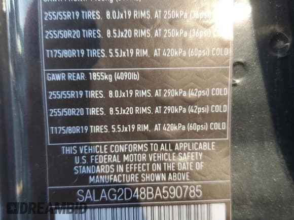 ✅ 2011 Land Rover LR4 HSE • VIN: SALAG2D48BA590785 • Lot: 88984895. Wystawiony na Copart z przebiegiem 142 052 mil. Bezpłatny archiwum sprzedaży aukcyjnych z USA i szczegółowy raport historii pojazdu na DreamBid. Zdjęcie 13.