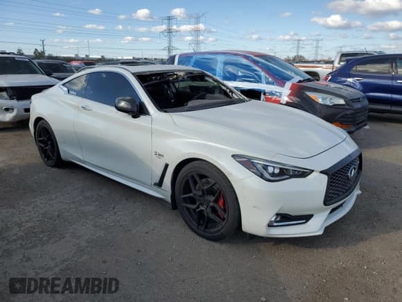✅ 2017 Infiniti Q60 Red Sport 400 • VIN: JN1FV7EL6HM700393 • Лот: 90074785. Опубликован ранее на Copart с пробегом 145 719 миль. Бесплатный доступ к архиву аукционных продаж из США и подробный отчёт об истории автомобиля на DreamBid. Изображение 4.