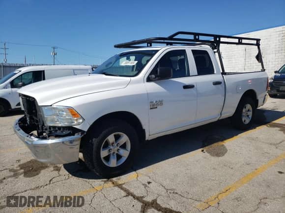2019 Ram 1500 Express with VIN 1C6RR7FG5KS685508, listed as a Copart auction lot 58891584 with 162,114 mi miles and Salvage title. Bid and sale history available at DreamBid. Image 1.
