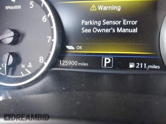 ✅ 2019 Nissan Murano SV • VIN: 5N1AZ2MJ1KN126488 • Lot: 43518373. Listed on IAAI with 125,900 mi. Free auction sales archive from the USA and detailed vehicle history report at DreamBid. Image 16.