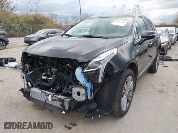 ✅ 2025 Cadillac XT5 AWD Premium Luxury • VIN: 1GYKNDR45SZ141128 • Lot: 43569496. Listed on IAAI with 1,376 mi. Free auction sales archive from the USA and detailed vehicle history report at DreamBid. Image 2.