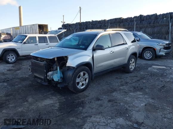 ✅ 2008 GMC Acadia SLE1 • VIN: 1GKEV13778J154544 • Lot: 41607636. Listed on IAAI with 251,136 mi. Free auction sales archive from the USA and detailed vehicle history report at DreamBid. Image 2.