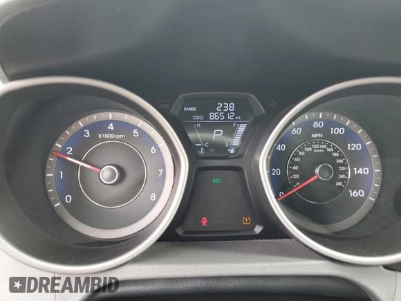 ✅ 2013 Hyundai Elantra Limited • VIN: KMHDH4AE6DU657973 • Lot: 65929675. Listed on Copart with 86,512 mi. Free auction sales archive from the USA and detailed vehicle history report at DreamBid. Image 9.