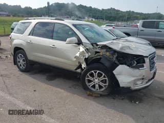 ✅ 2016 GMC Acadia SLT • VIN: 1GKKRSKD7GJ261130 • Lot: 42984908. Listed on IAAI with 107,975 mi. Free auction sales archive from the USA and detailed vehicle history report at DreamBid. Image 1.