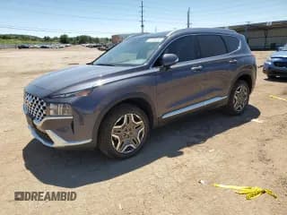 ✅ 2021 Hyundai Santa Fe SEL Premium • VIN: KM8S3DA17MU008394 • Lot: 61866655. Wystawiony na Copart z przebiegiem 52 138 mil. Bezpłatny archiwum sprzedaży aukcyjnych z USA i szczegółowy raport historii pojazdu na DreamBid. Zdjęcie 1.