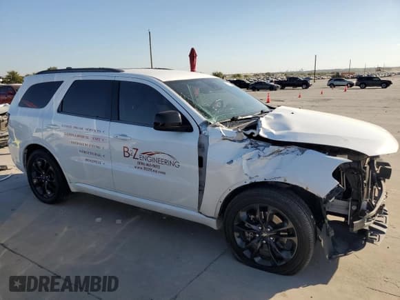 ✅ 2023 Dodge Durango GT Launch Edition • VIN: 1C4RDHDG6PC612469 • Lot: 77588244. Listed on Copart with 53,672 mi. Free auction sales archive from the USA and detailed vehicle history report at DreamBid. Image 4.