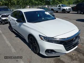 ✅ 2021 Honda Accord Sport SE • VIN: 1HGCV1F4XMA071416 • Лот: 43075997. Опубликован ранее на IAAI с пробегом 76 311 миль. Бесплатный доступ к архиву аукционных продаж из США и подробный отчёт об истории автомобиля на DreamBid. Изображение 1.