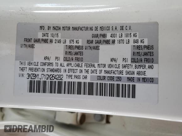 ✅ 2016 Mazda 3 i Sport • VIN: 3MZBM1J71GM264282 • Lot: 82678315. Wystawiony na Copart z przebiegiem 108 582 mil. Bezpłatny archiwum sprzedaży aukcyjnych z USA i szczegółowy raport historii pojazdu na DreamBid. Zdjęcie 12.