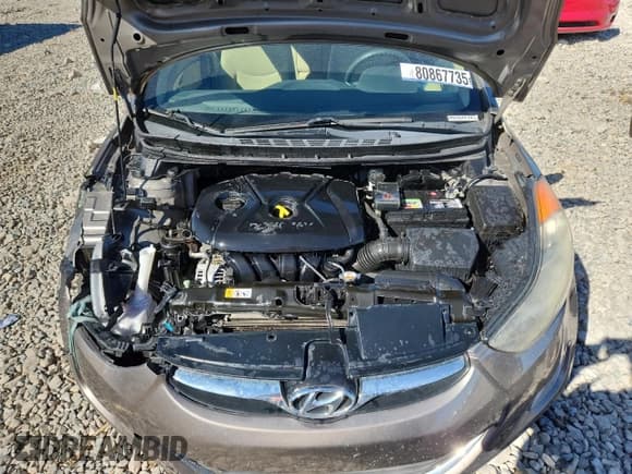 ✅ 2013 Hyundai Elantra GLS • VIN: 5NPDH4AE1DH323106 • Lot: 80867735. Listed on Copart with 196,234 mi. Free auction sales archive from the USA and detailed vehicle history report at DreamBid. Image 11.