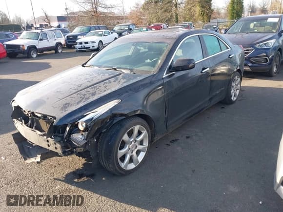 ✅ 2013 Cadillac ATS • VIN: 1G6AA5RX3D0174765 • Lot: 41382104. Listed on IAAI with 135,298 mi. Free auction sales archive from the USA and detailed vehicle history report at DreamBid. Image 2.