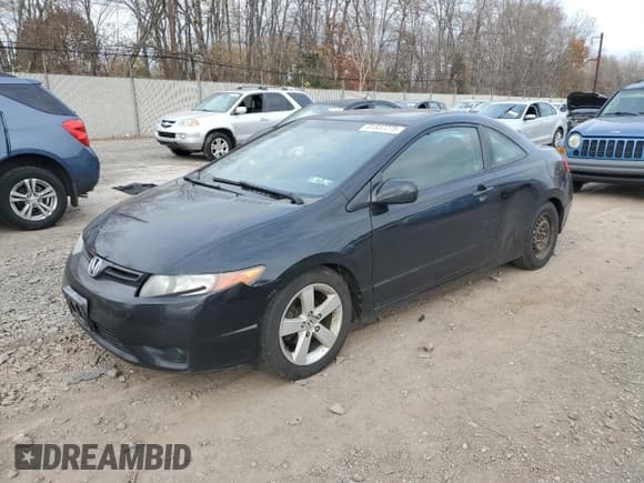 ✅ 2007 Honda Civic EX • VIN: 2HGFG12837H577594 • Lot: 91837275. Wystawiony na Copart z przebiegiem 191 316 mil. Bezpłatny archiwum sprzedaży aukcyjnych z USA i szczegółowy raport historii pojazdu na DreamBid. Zdjęcie 1.