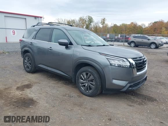 ✅ 2022 Nissan Pathfinder SV • VIN: 5N1DR3BC5NC221708 • Lot: 43476421. Listed on IAAI with 116,016 mi. Free auction sales archive from the USA and detailed vehicle history report at DreamBid. Image 1.