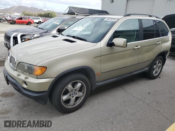 ✅ 2001 BMW X5 4.4i • VIN: WBAFB33501LH18659 • Lot: 86325255. Listed on Copart with 70,748 mi. Free auction sales archive from the USA and detailed vehicle history report at DreamBid. Image 1.